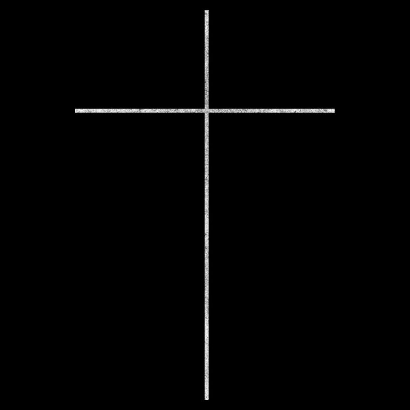 Thin Cross - White