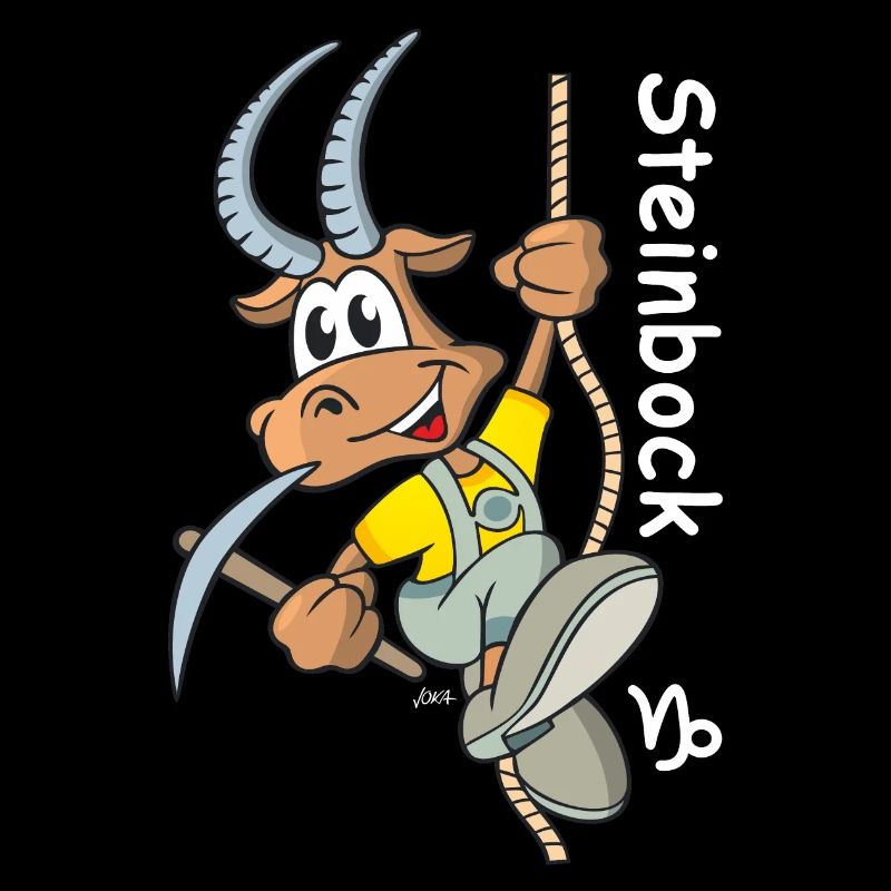 Cartoon Sternzeichen Steinbock