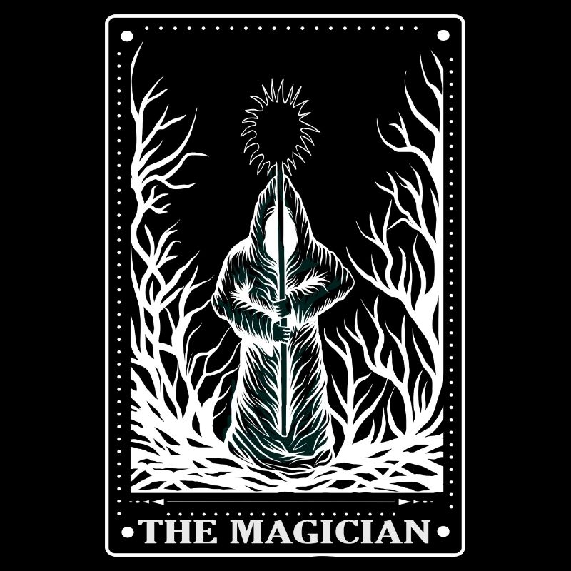Gothique - Le Magicien - Carte de Tarot