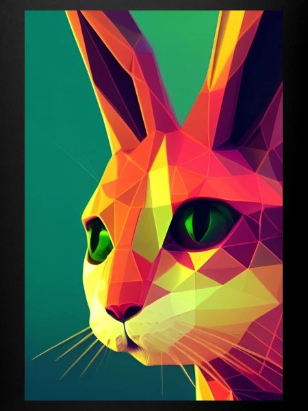 Lapin polygonal - Semi-profil
