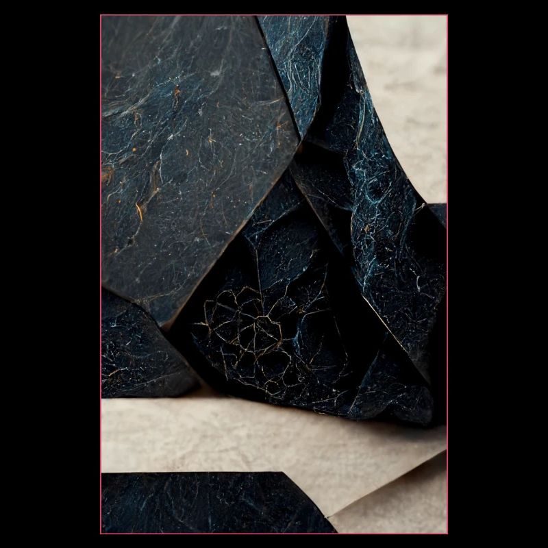 Abstract Black White