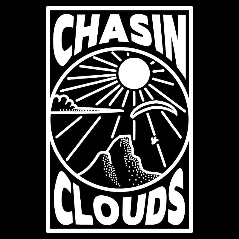 Chasin Clouds Paragliding Vector