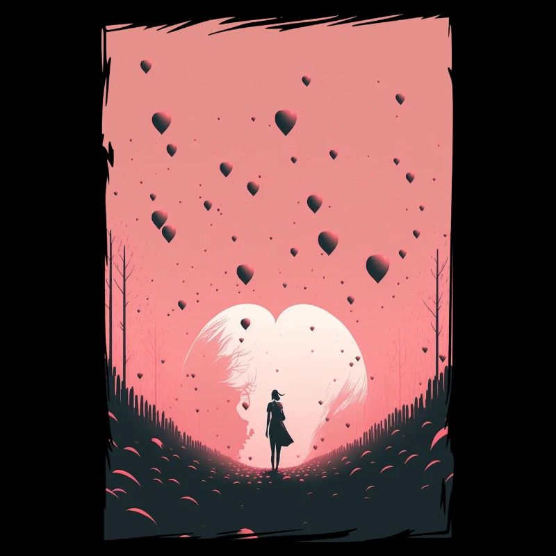 Love Illustration Minimalist Design