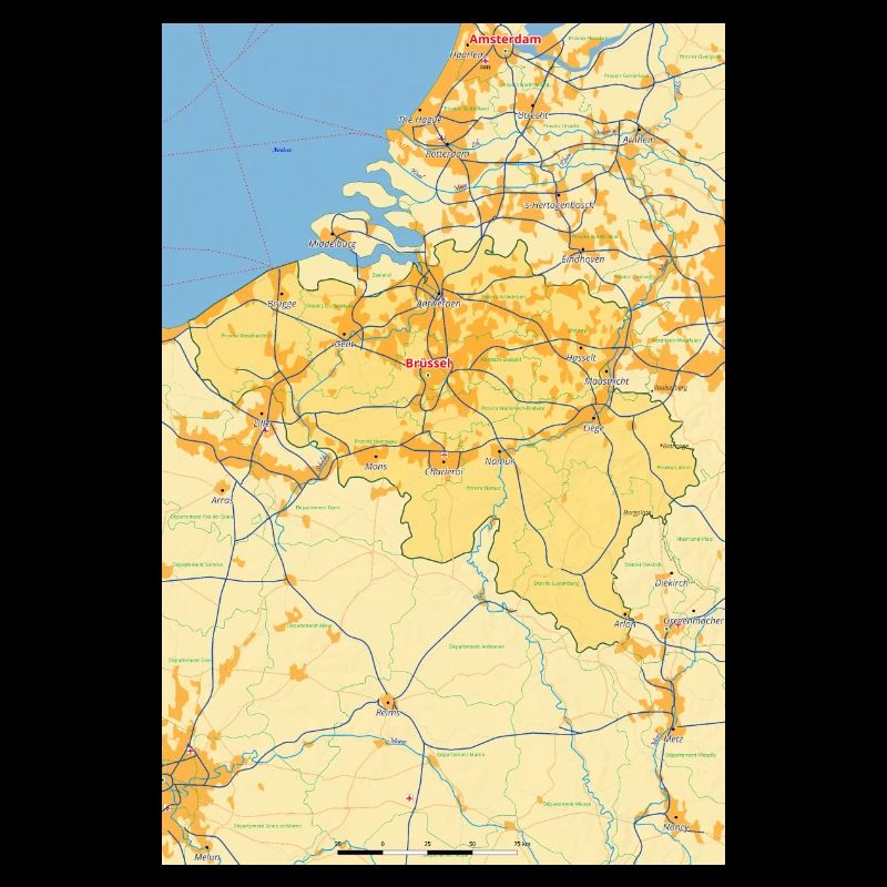 Belgium Map