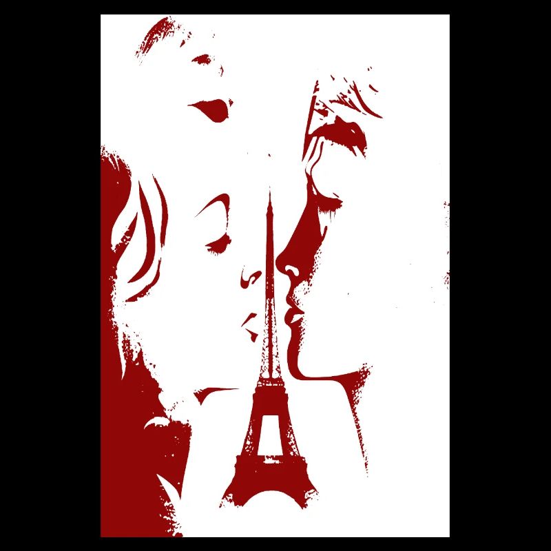 Valentinstag Liebe Kuss Eiffelturm