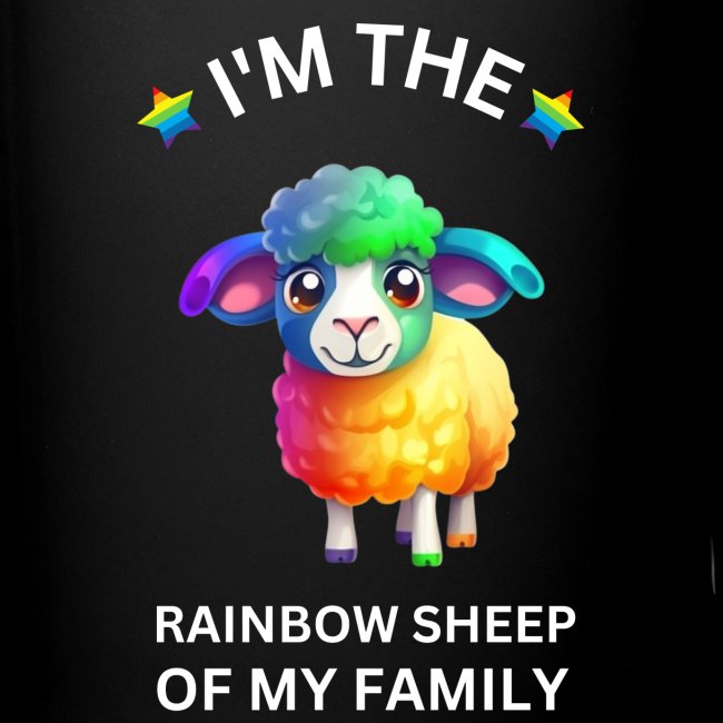 IM THE RAINBOW SHEEP OF MY FAMILY