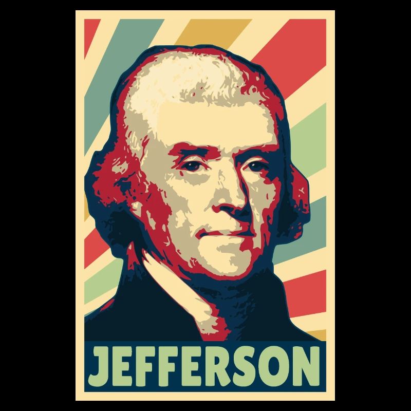 Thomas Jefferson Vintage Colors