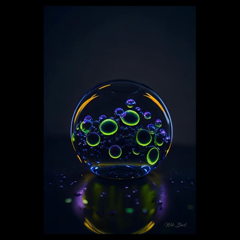 Bubbles in a bubble neon 1