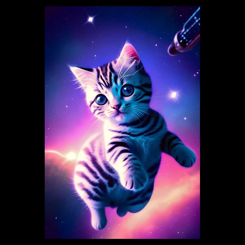 Space Kitten Synthwave