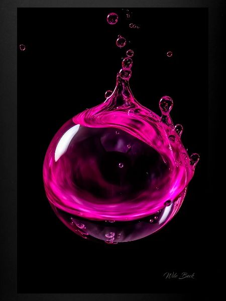 Gouttes magenta 5