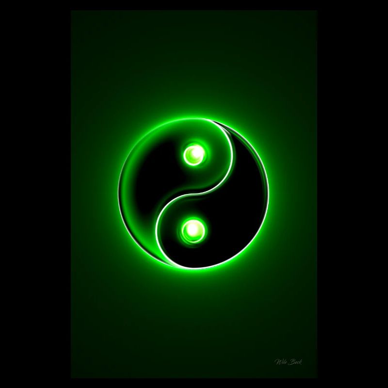 Yin Yang vert 2