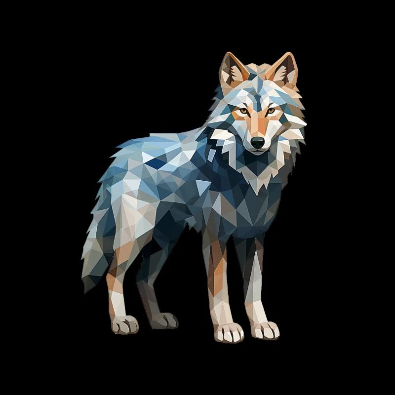 Dessin géométrique Wolf