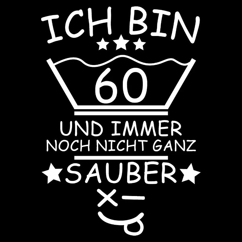 60. Geburtstag Wäsche Design