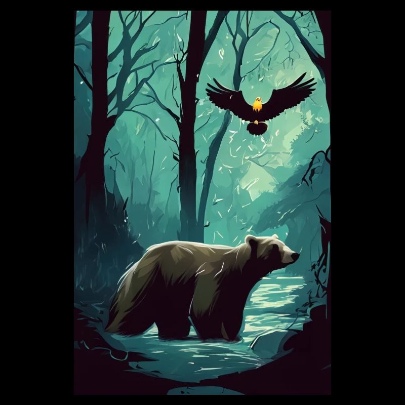 Dark Forest Animals