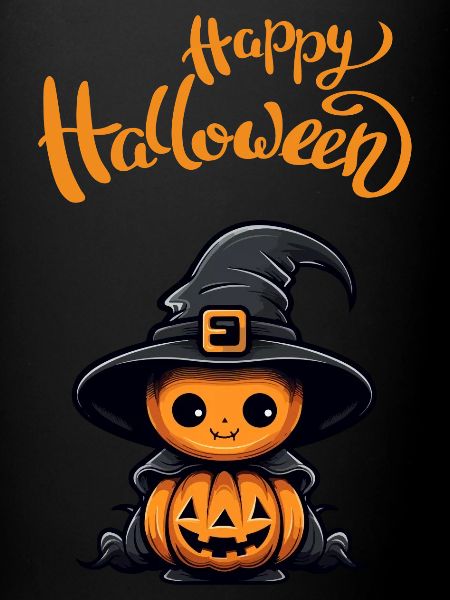 Halloween Pumpkin Witch