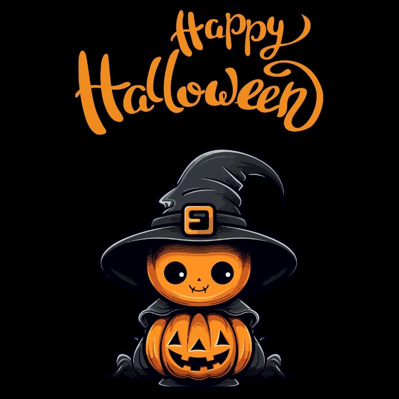Sorcière citrouille d’Halloween