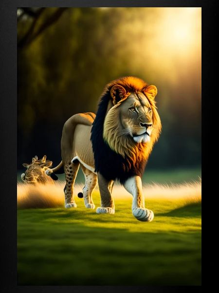 Chasing Lion