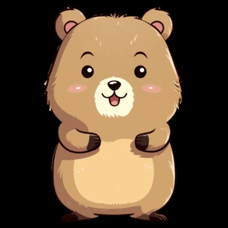 süßer Quokka