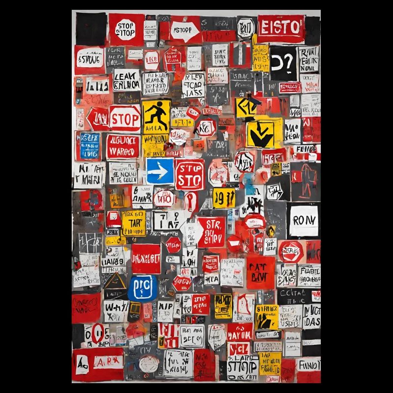 T-shirt Sweatshirt "Patchwork Urbain Stop"