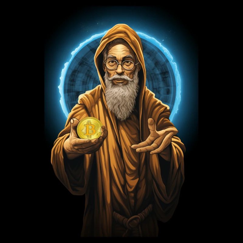 Conception de la blockchain Hodl Bitcoin Crypto