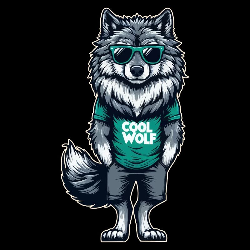 Cooler Wolf