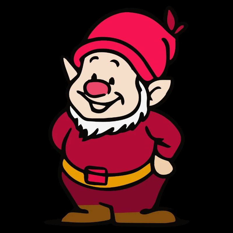 Dwarf in red and red cap