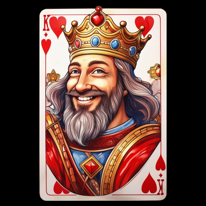 Heart King Playing Card