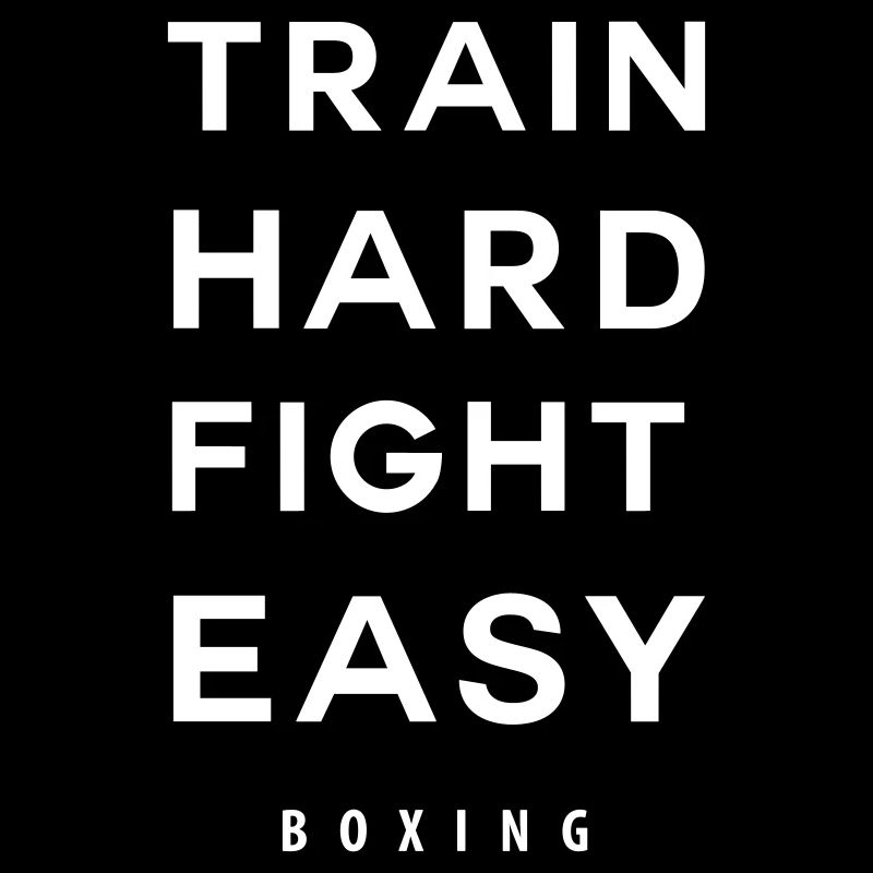 boxe - s’entraîner dur et se battre facilement