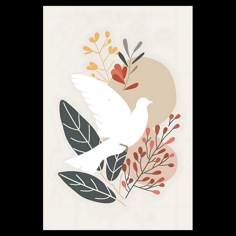 Rustikale böhmische christliche Dekoration,