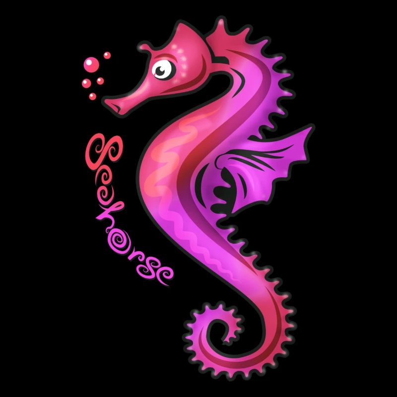 Fluide rose hippocampe