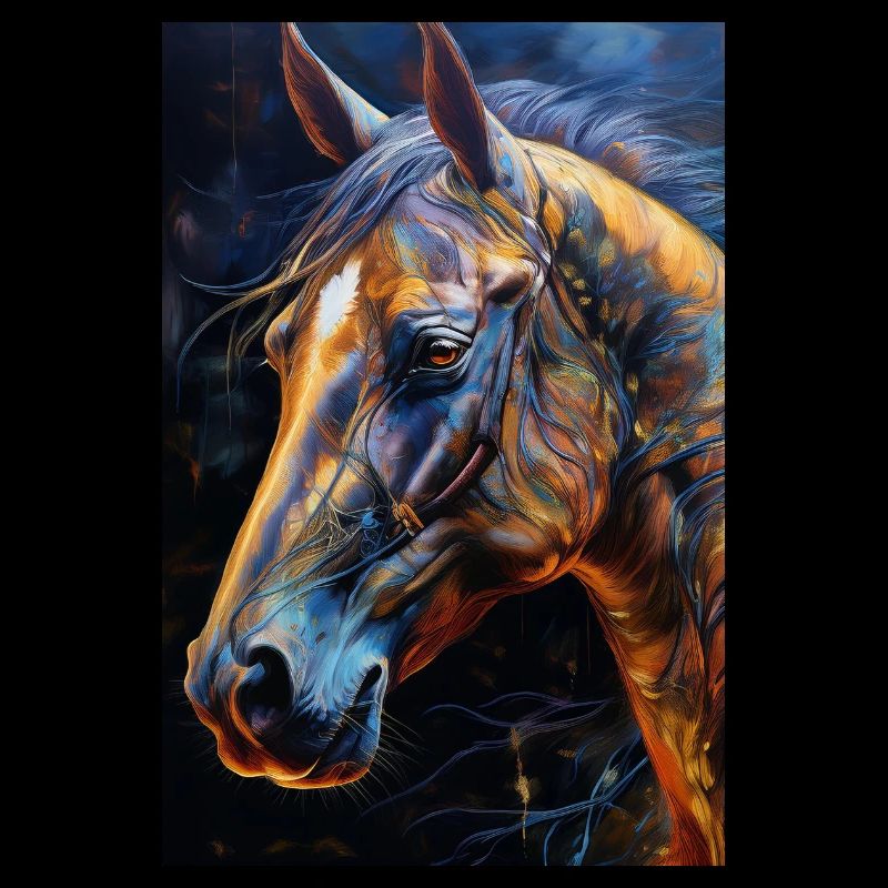 Portrait d’un cheval 1