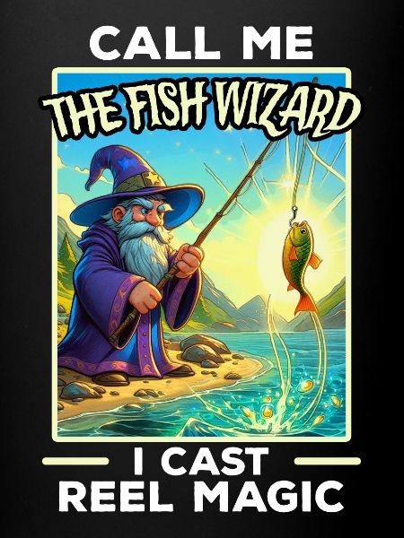 Whimsical Fishing Wizard
