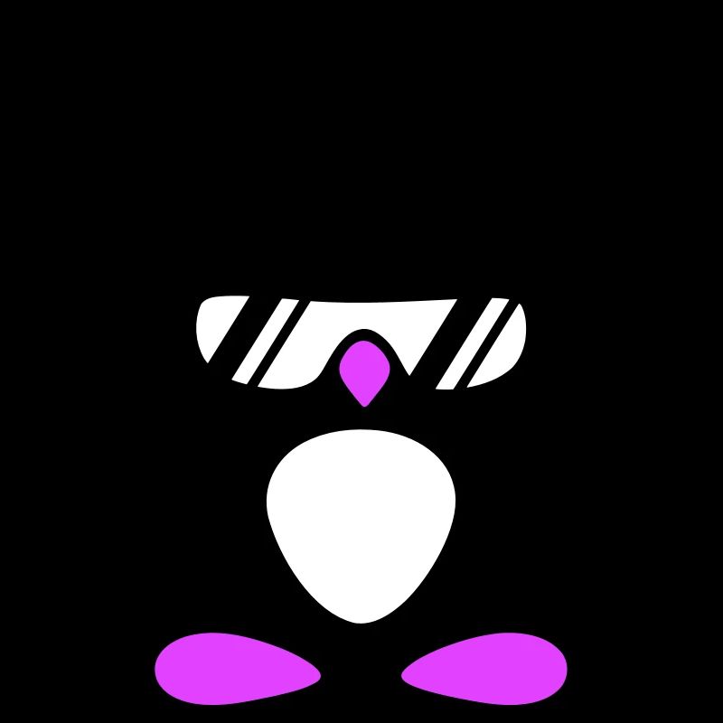 Funky Party Pingouin Lunettes de soleil Cool Style Coiffure