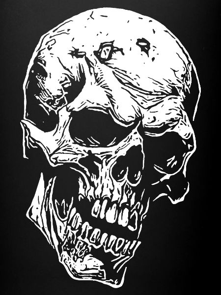 Crâne de zombie