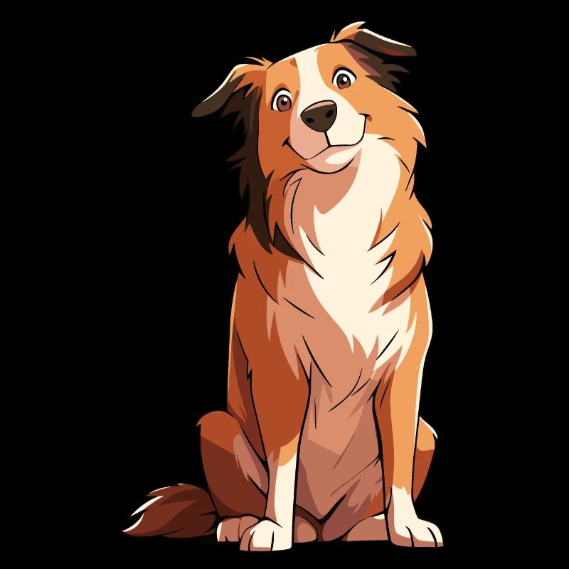 Hund - schaut knuffig mit einem Lächeln