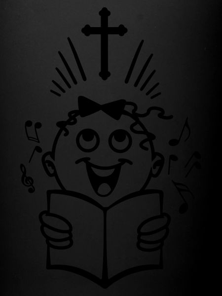 Fille religion psaume chant