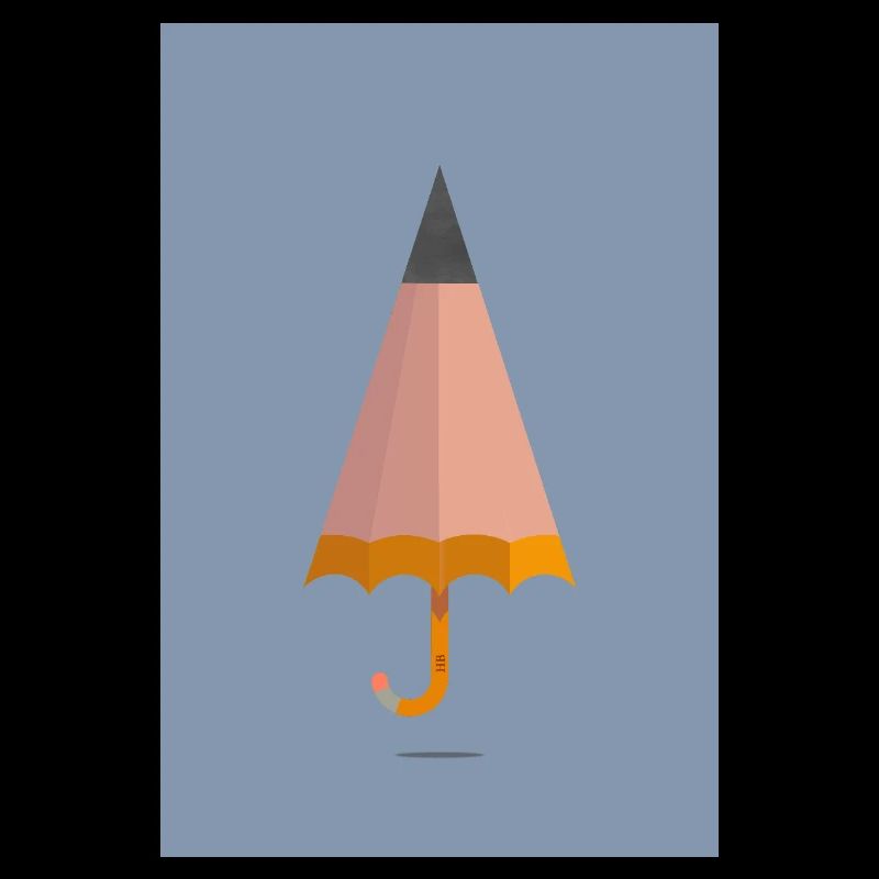 Crayon parapluie