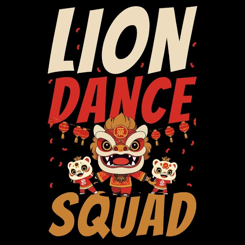 Lion Dance Squad Chinese New Year