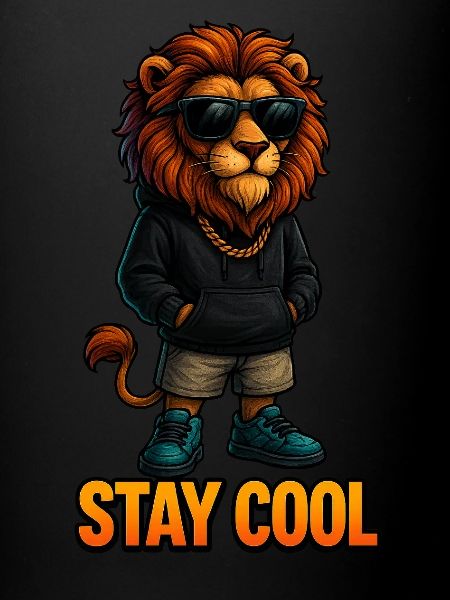Stay cool lion