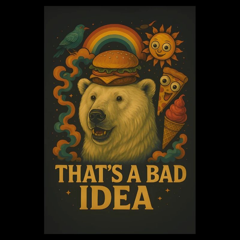 That’s A Bad Idea – Lustiges Eisbär-Design