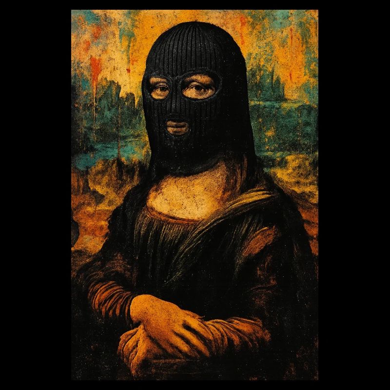 Mona Lisa Graffiti