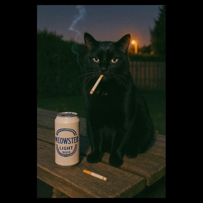 Miaulement de fraîcheur - Mode nuit activé