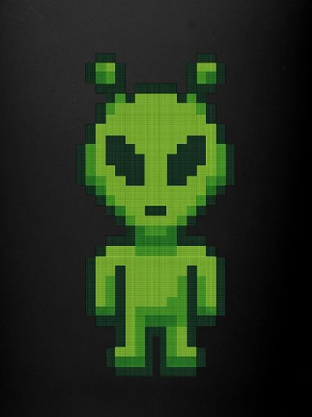 Pixel Art extraterrestre