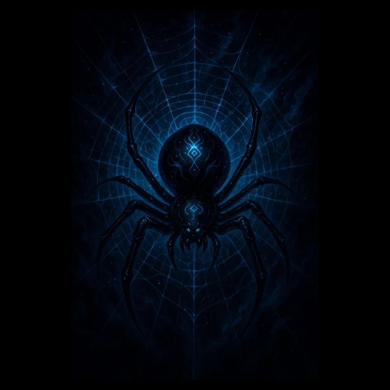 black spider