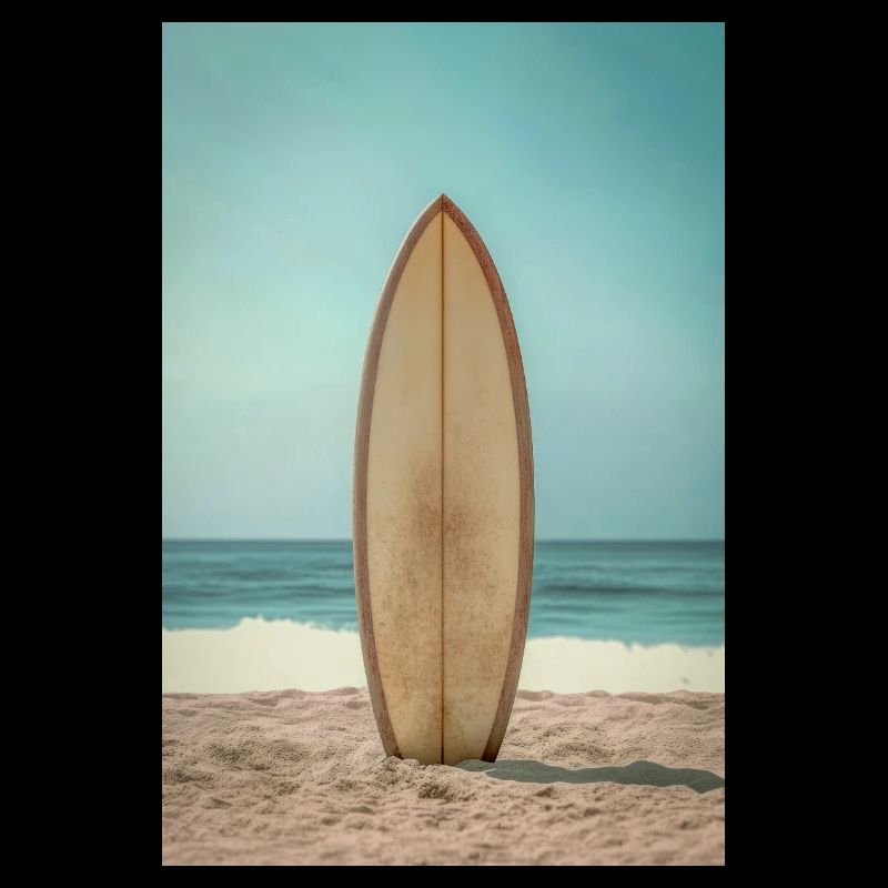 Schwarz-Weiß-Surf-Explosion