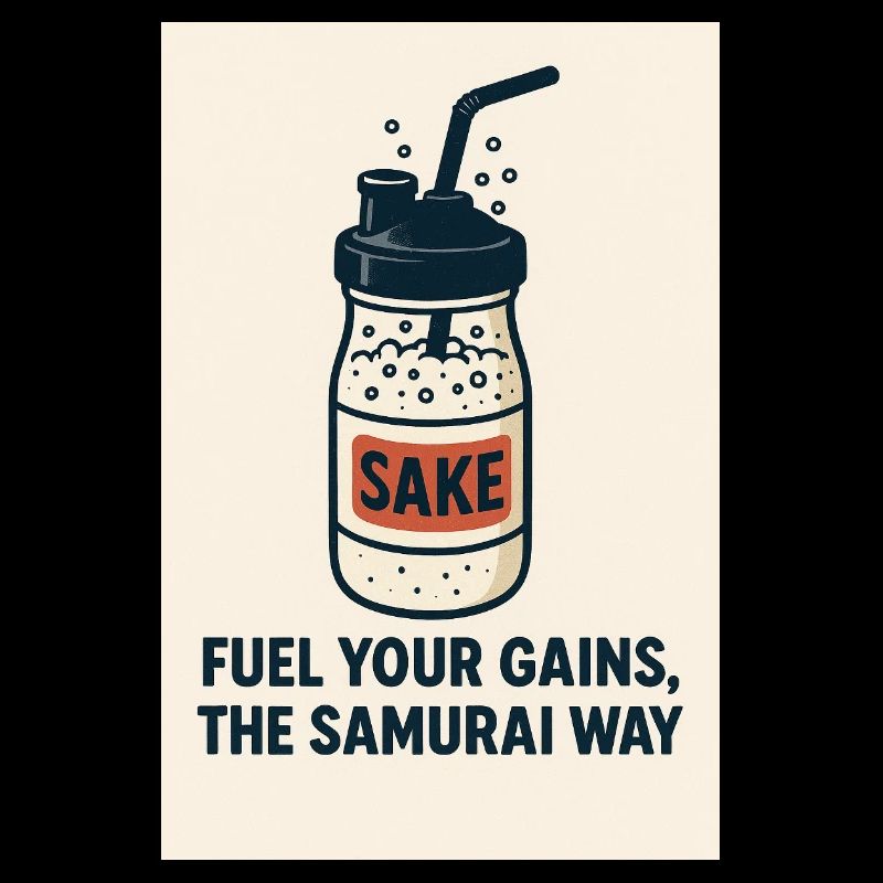 Saké et Gains Style Samurai