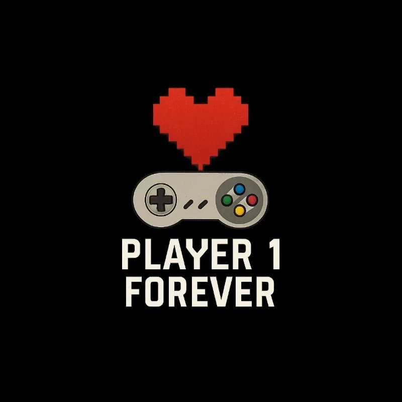 Retro-Gaming-Herz-Design