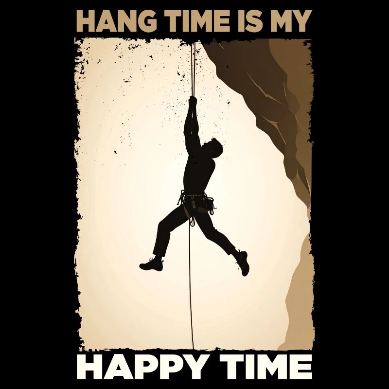 Conception de motivation pour grimpeur suspendu