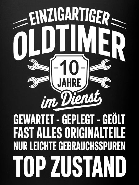 bester Mitarbeiter - Oldtimer Mechaniker