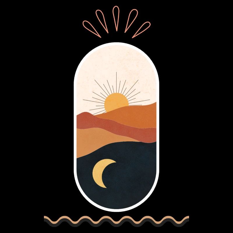 Désert Soleil Lune Nuits